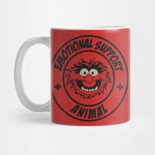 BLACK  MUPPTETS VINTAGE EMOTIONAL SUPPORT Mug